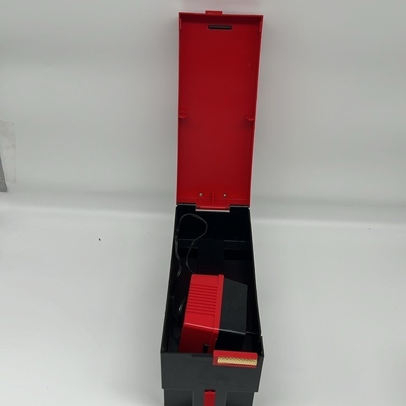 Swank Vintage Battery Operated Electro Shoe Caddy Motorized Buffer Original Box - Picture 15 of 16